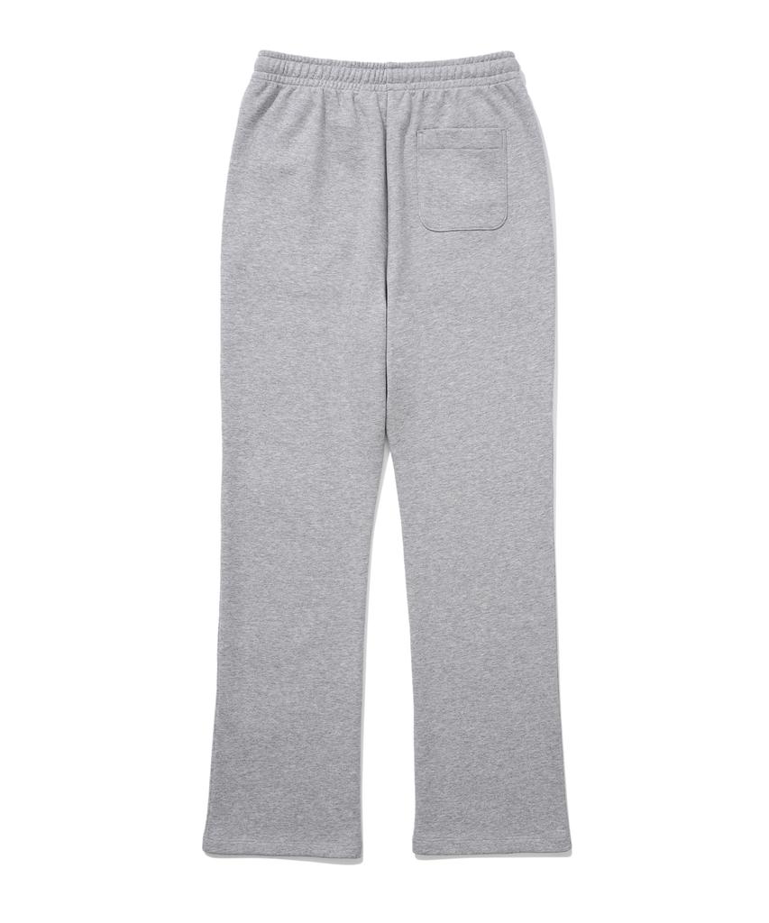 COVERNAT WOMAN Semi-Bootcut Sweatpants Melange Gray
