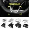Наклейка с эмблемой на рулевое колесо, панель, центральная эмблема для AMG Mercedes Benz W212 W213 W205 GLA CLA GLC GLE Новый C/E класс