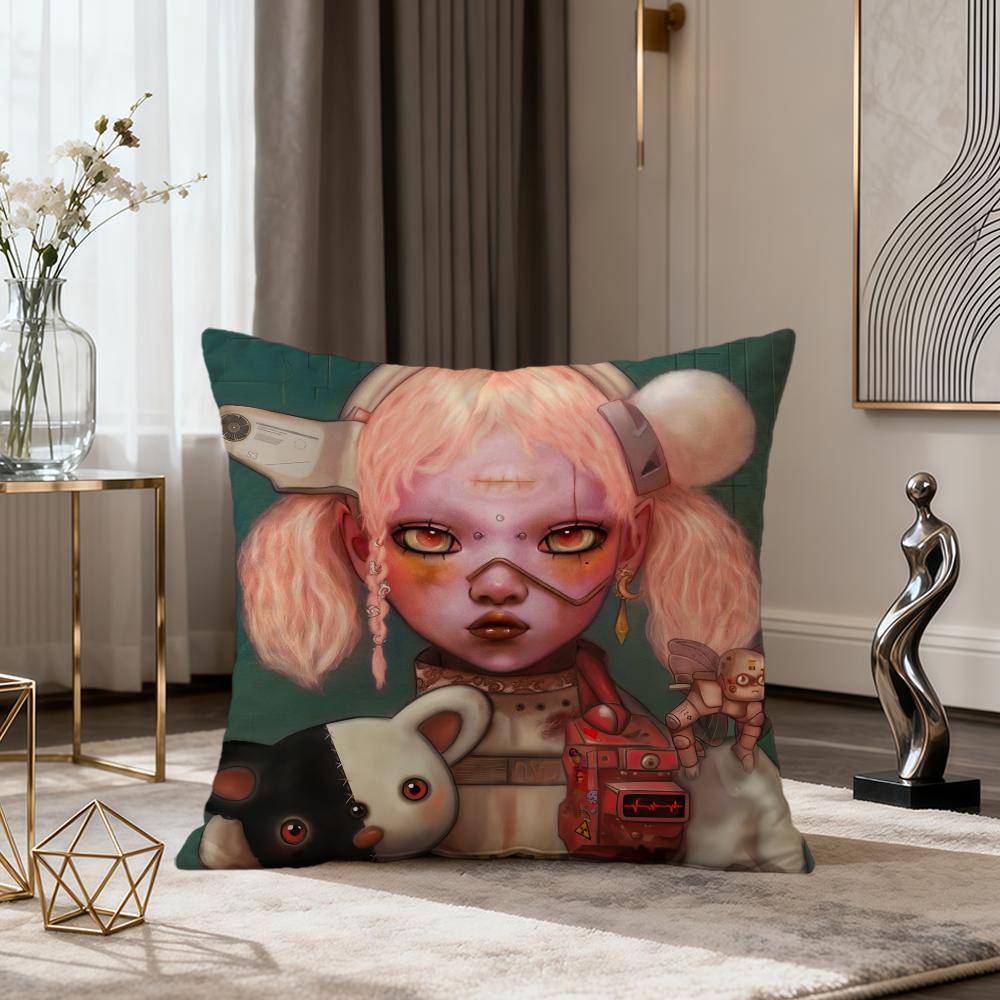 band Bring Me the hHorizon cushion cover soft Comfort Pillowcase for Sofa nap Living Room party Home pet Decor Pillowcover