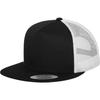 Casquette Trucker - Flexfit - 5-Panel - Noir / Blanc - Taille Unique - Style Urbain