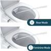 Non-Electric Toilet Bidet Sprayer Dual Nozzle Toilets Cleaning Nozzle  Toilet Seat Attachment
