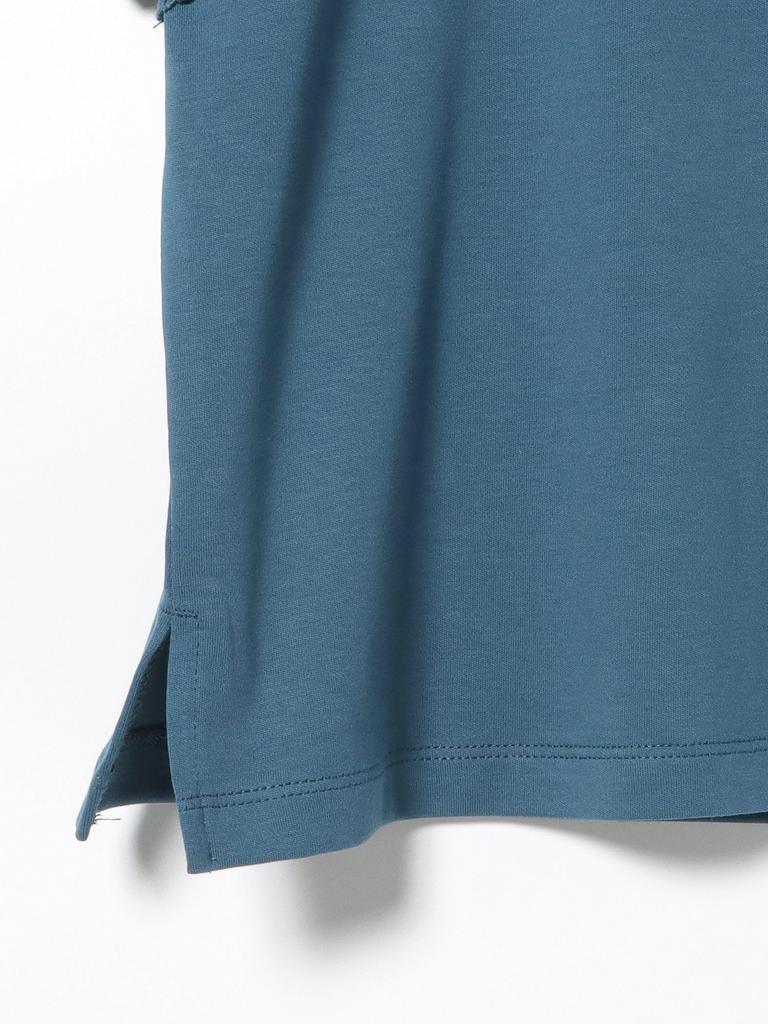 Beams Heart Tee Lace Sleeve Free Size Women's S/S Pullover, Blue,