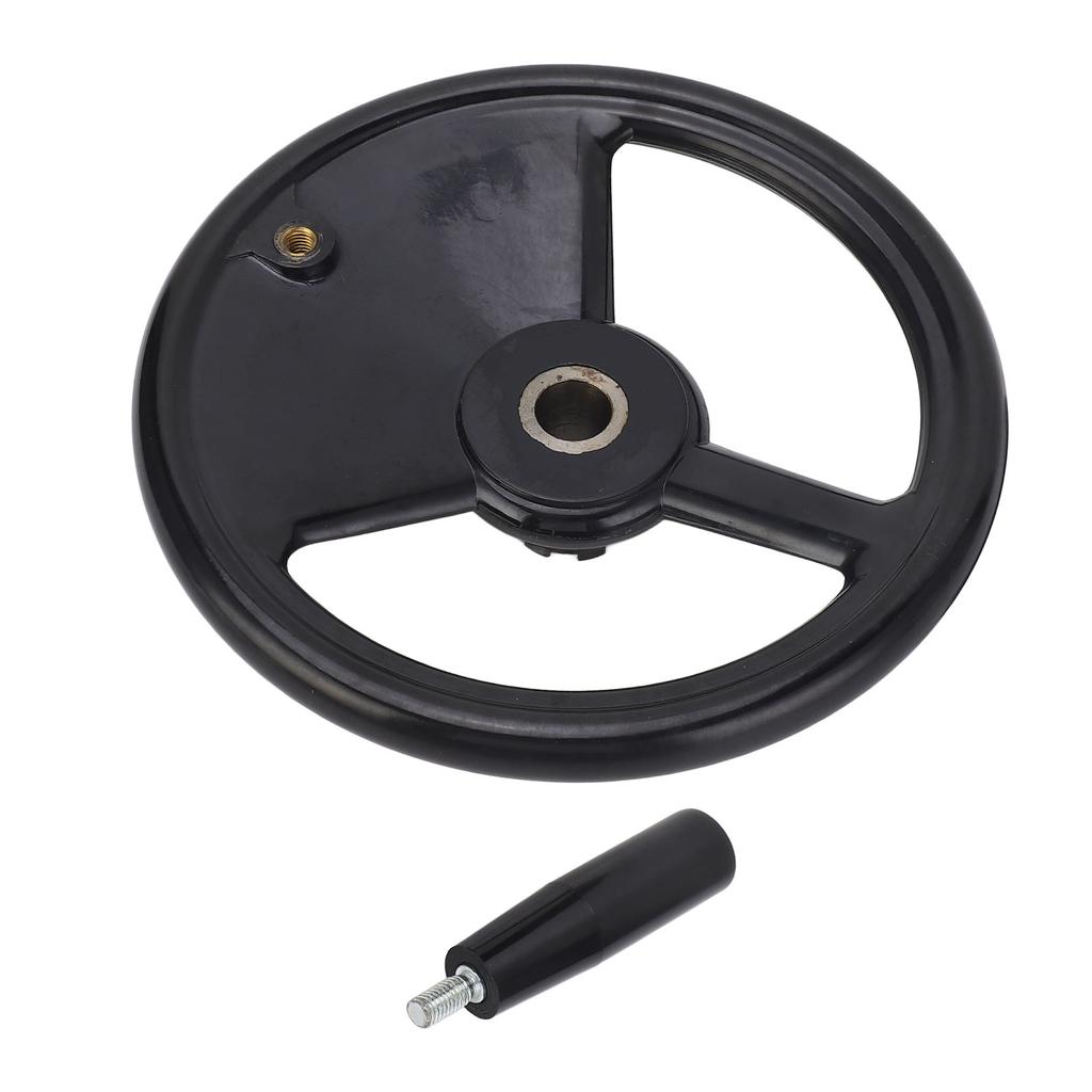 Milling Hand Wheel 22x250mm Engineering Plastics Multifunctional Round Shape Hand Wheel for Grinders