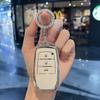 TPU Car Key Case Fob Cover for Toyota CHR Hilux Fortuner KL41 Land Cruiser 200 Camry Corolla Crown RAV4 Highland Keychain Accessories
