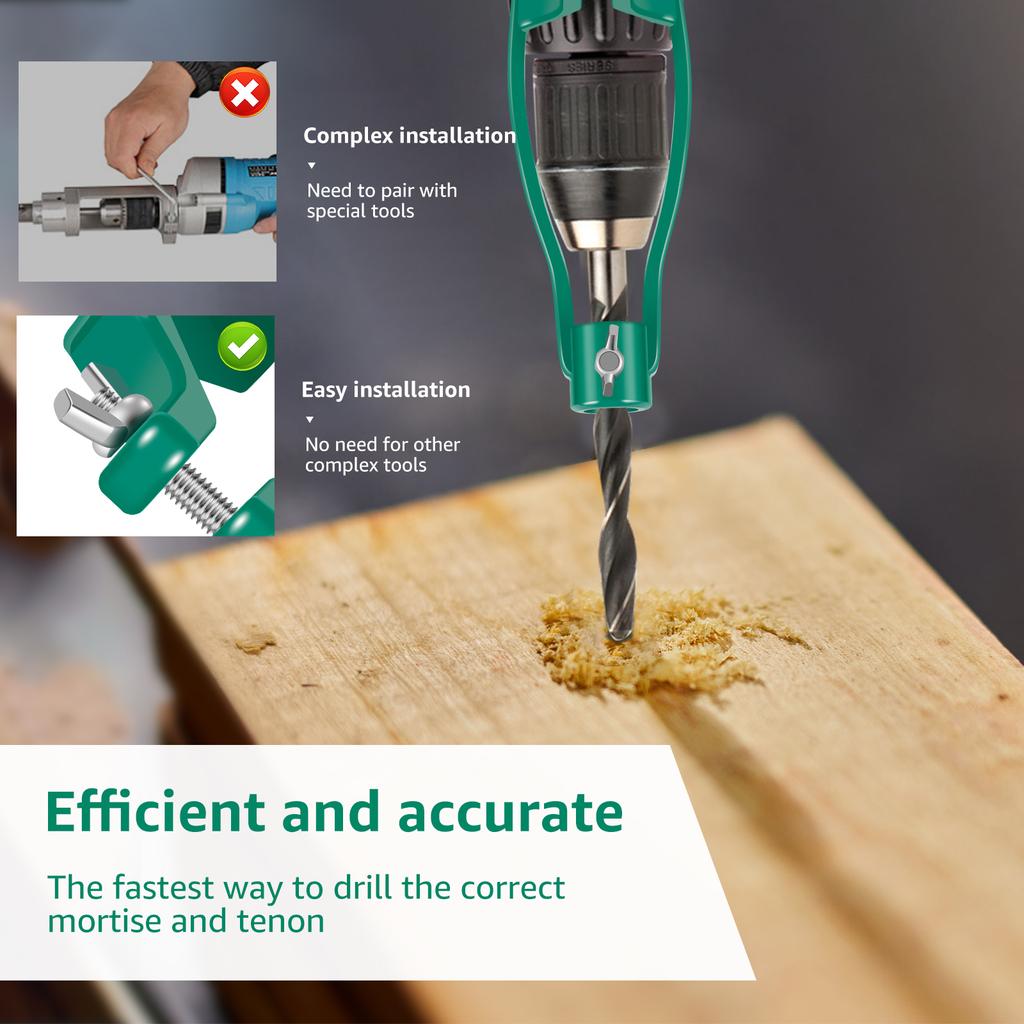 Новый адаптер для сверла с квадратным отверстием, кронштейн для крепления сверла из стали с высоким содержанием марганца, приспособление для врезки в дерево, принадлежность для врезки в дерево