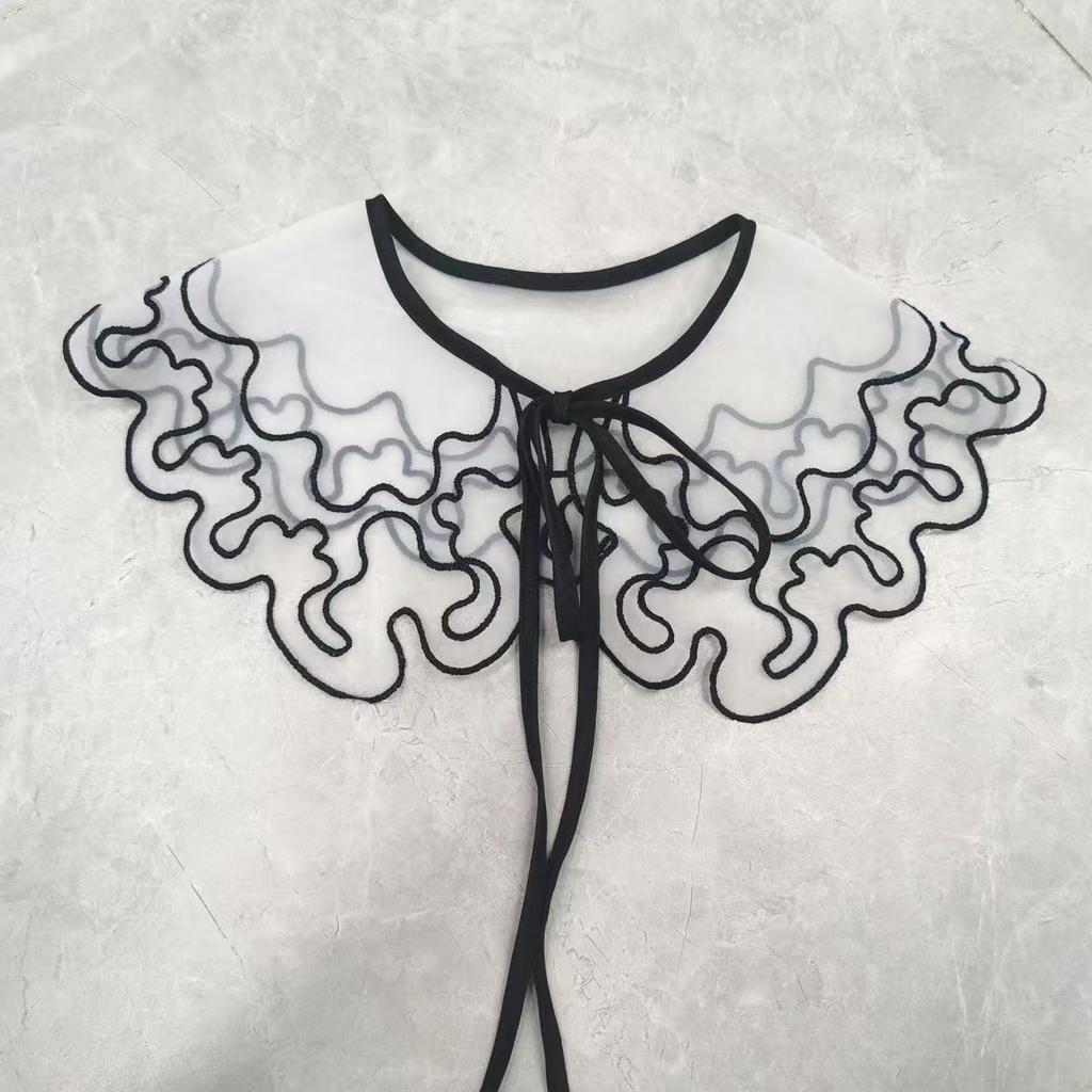 Autumn And Winter Fake Collar For Shirt Detachable Collars Lace False Collar Doll Collar Sweater Shirt Dress Decoration