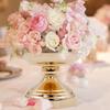 2025 Горячая Свадебная Центральная Композиция Ваза для Цветов Металлическая Элегантная Подставка для Цветов для Церемонии Свадебная Композиция Вечеринка Настольная Внутренняя Наружная