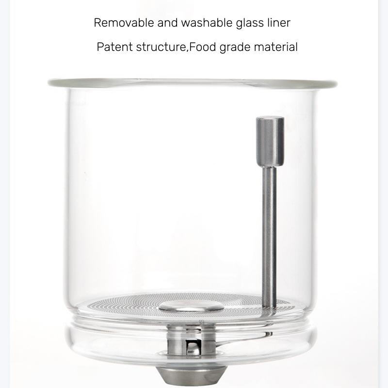 Чайник с магнитной всасыванием и ротационной фильтрацией, 800 мл