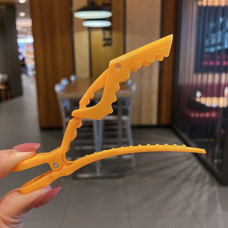 5/6 шт. Красочные зажимы-крокодилы для волос, зажимы для парикмахерской, профессиональный салонный зажим для волос, заколки-крокодилы для волос, парикмахерские аксессуары