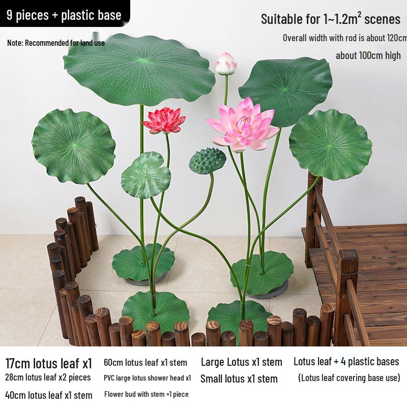 Танцевальные реквизиты «Цветок лотоса и лист лотоса» из ЭВА для декорации сценического оформления пруда