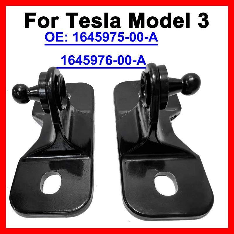 For Tesla Model 3 Car Front Hood Bracket 1645975-00-A 1645976-00-A Strut Cover Strut Car Aluminum Cover 2021 2022 2023 Auto Part