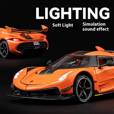 1:24 JESKO Модель Спортивного Автомобиля Сплав Литье под Давлением Коллекционные Украшения Подходит для Детей Старше 3 Лет Игрушки для Мальчиков Подарки