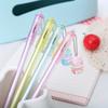 Back To School Season 10pcs 0.5mm Creative Drift Bottle Pendant Gel Pen, Girly Heart Pendant Pen, Cute Stationery Water-based Signature Pen
