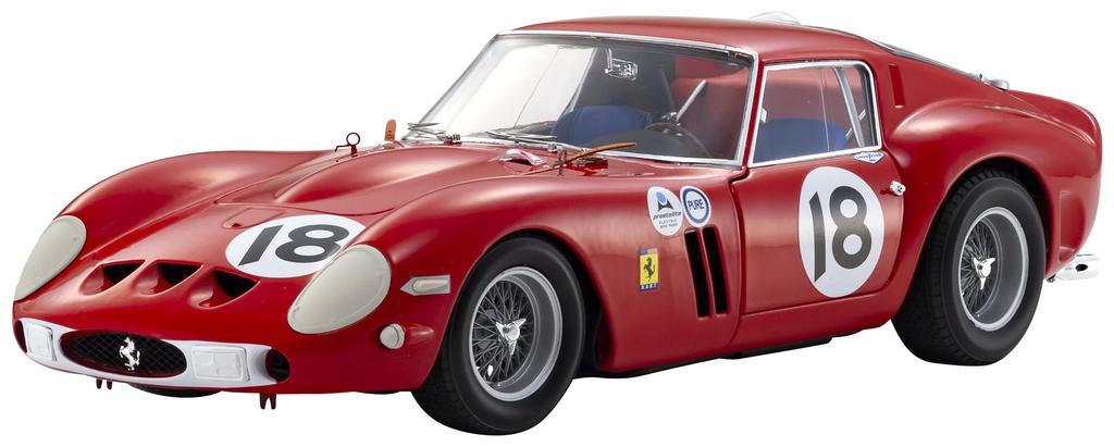Kyosho Original Масштаб Ferrari 250GTO 1963 Дайтона 3 часа Готовое изделие KS08438F 1/18 #18 (красный)