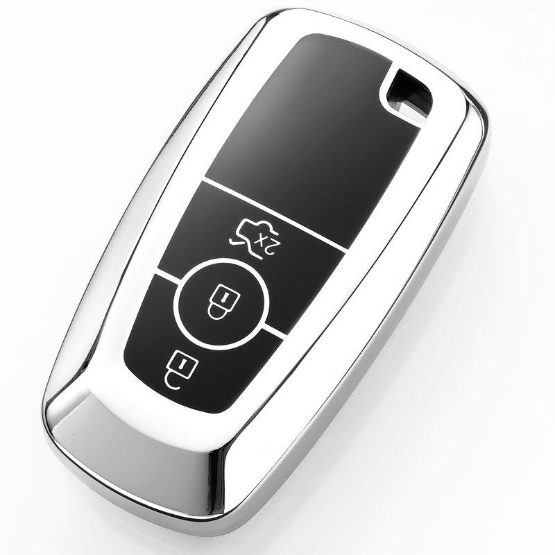 Чехол для ключа Ford для 18 Edge, Mondeo, EcoSport, 19 Everest - Защитная оболочка с застежкой