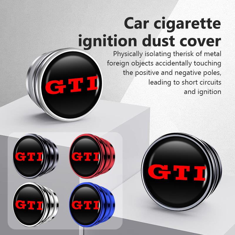 CUP1 Car Cigarette Lighter Cover DustProof Decoration Cap For Volkswagen VW Beetle CC B5 B6 B7 EOS GTI MK2 MK4 MK5 MK6 Phaeton