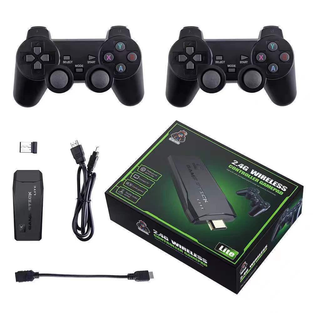 Игровая консоль M8 HDMI HD Retro TV с беспроводным геймпадом для аркадных развлечений для двух игроков