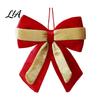 Large Small Bows for DIY Decor Velvet Christmas Bow, Color Contrasting Wreath Bows, Holiday Indoor Party Supplies Bowknot Accessories Wreath,