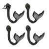 Decorative Hooks for Robes 4PCS Iron Hooks Space Wall Whale Tail Saving Coastal Towel Rustic Farmhouse Hanger Hangers Mounted Towels Keys