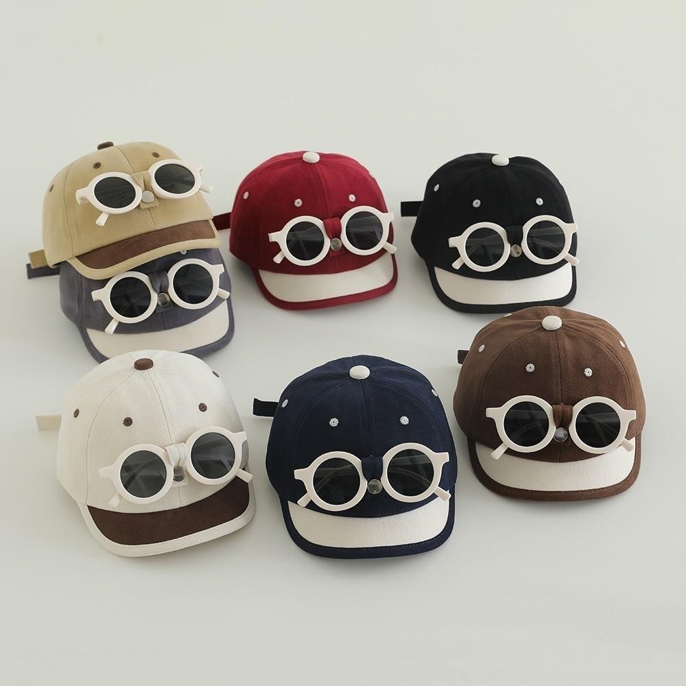 Adjustable Baby Hat Detachable Baseball Cap New Sun Hat  Unisex