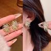High-End Korean Style Geometric Fireworks Diamond Earrings