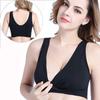 Sports Bra Push-up Nursing Vest Sleep Bra Maternity Bra with Front Crossover To Prevent Sagging