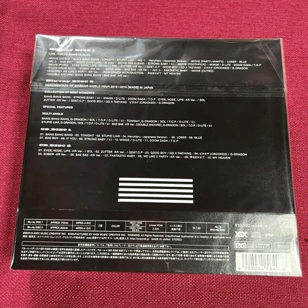 [Б/У] BIGBANG MADE THE FINAL Blu-ray DVD