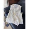 Summer 2025 New Women's Top Premium Summer Outfit Lace Vest Women
