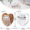 Piano Pendant 8 Key Finger Thumb Piano Kalimba  Toddler Kid Child Valentines