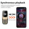 BM10 Мини-мобильный телефон с 2 SIM-картами, Bluetooth-наушники, устройство смены голоса, дозвонщик, низкий уровень излучения, запись звука, маленький мобильный телефон