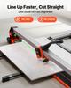 1200 mm Manual Tile Cutter, Upgraded Rail and Sliding Head, Precision Alignment Guide, Tungsten Carbide Cutting Wheel, Support Legs with Swivel