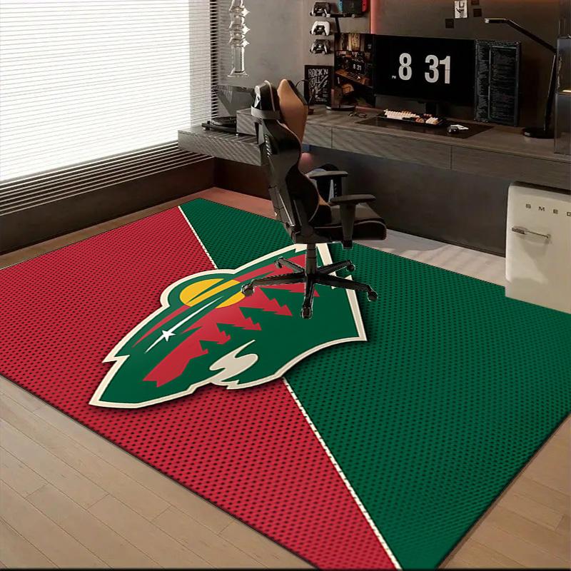 Winnipeg Hockey Team Floor Mat for Living Room, Game Rooms, Office, Bedroom, Office Floor Mat Playful Design, Christmas fan gifts