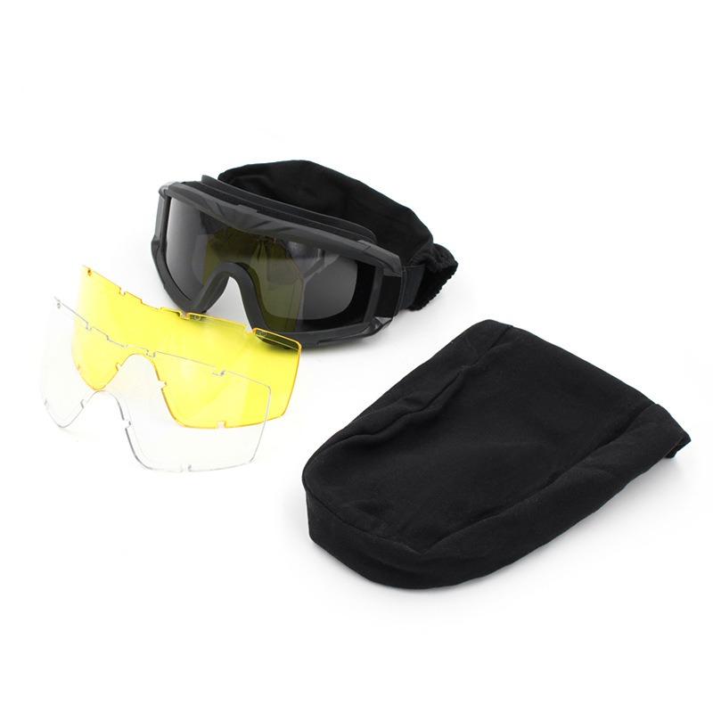 BOLLFO's New Windproof Goggles Motorcycle Goggles Field Sports Safety Goggles Tactical Goggles