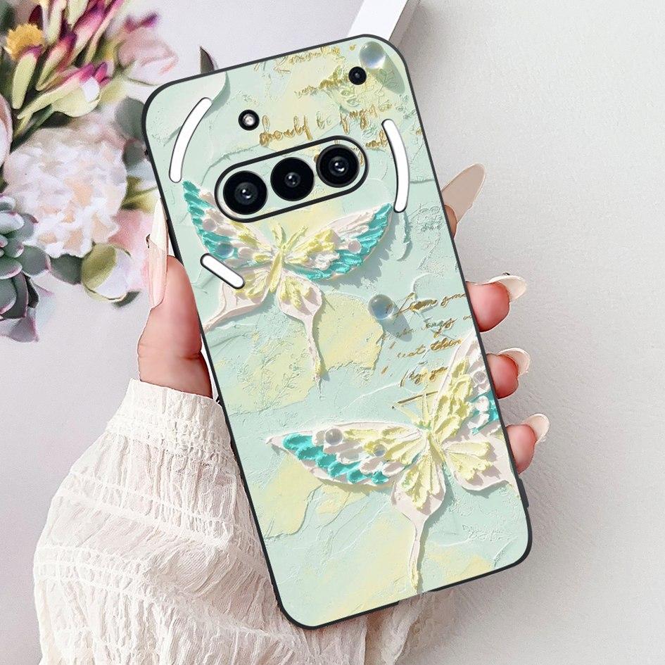 Чехол для Nothing Phone 3A 2025 A059 Модный Цветочный Кошки Мультяшный Силиконовый Мягкий Ударопрочный Чехол для Nothing Phone3A 3A Pro Бампер