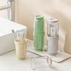 Portable Travel Toiletry Cup Set Toothbrush Storage Brushing Cup Dry and Wet Separated Rinsing Cup