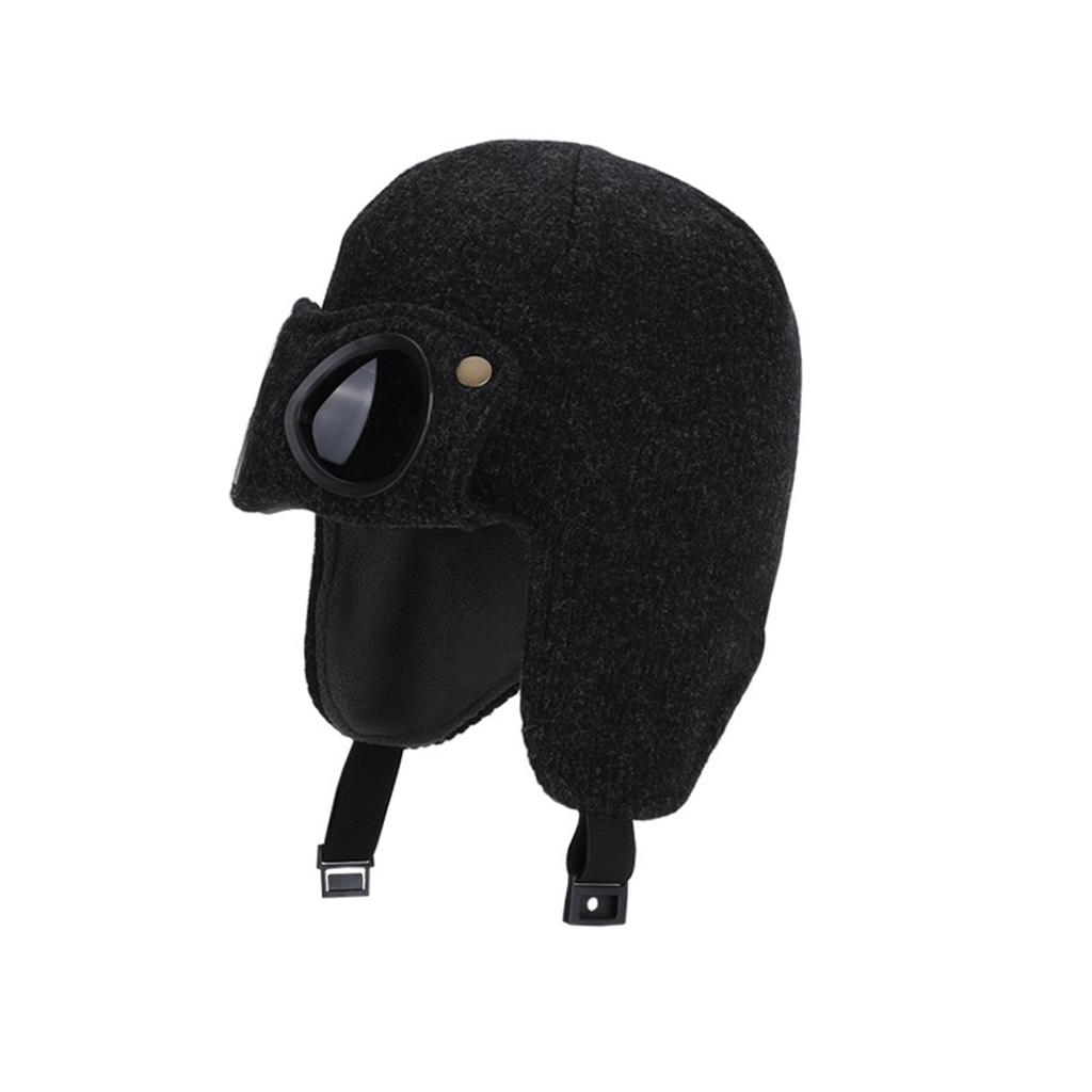 Зимняя шапка для детей, Ретро шапка Лей Фэн, Шапка с теплым флисом, Уши, Шапка для езды на мотоцикле