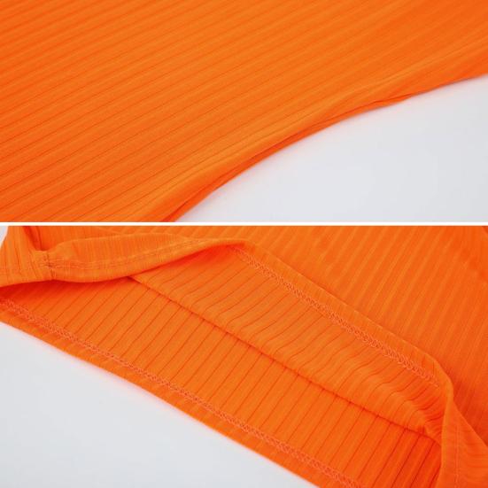 Платье С открытыми плечами Без рукавов Холтер Шея Вязаная узкая нить Оболочка Сплошной цвет Эластичная верхняя часть