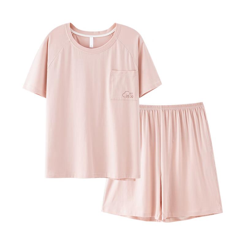 JOAE [Tencel Modal] Серия Ультра-Мягкости Высококачественная Мужская Пижама, Тонкий Хлопок, Короткий Рукав, Шорты, Одежда для Дома