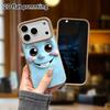 Phone Case: Lambskin 2D Flat Samsung Galaxy A34 A35 M05 M06 S20 S22 S21 FE Plus 5G Protective Case, Light Blue Smiley, Christmas and Halloween Gift