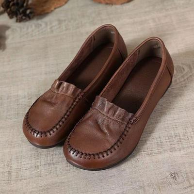Женские мокасины из искусственной кожи, повседневные, элегантные, для женщин, 2024, удобные мокасины, модная обувь на низком каблуке
