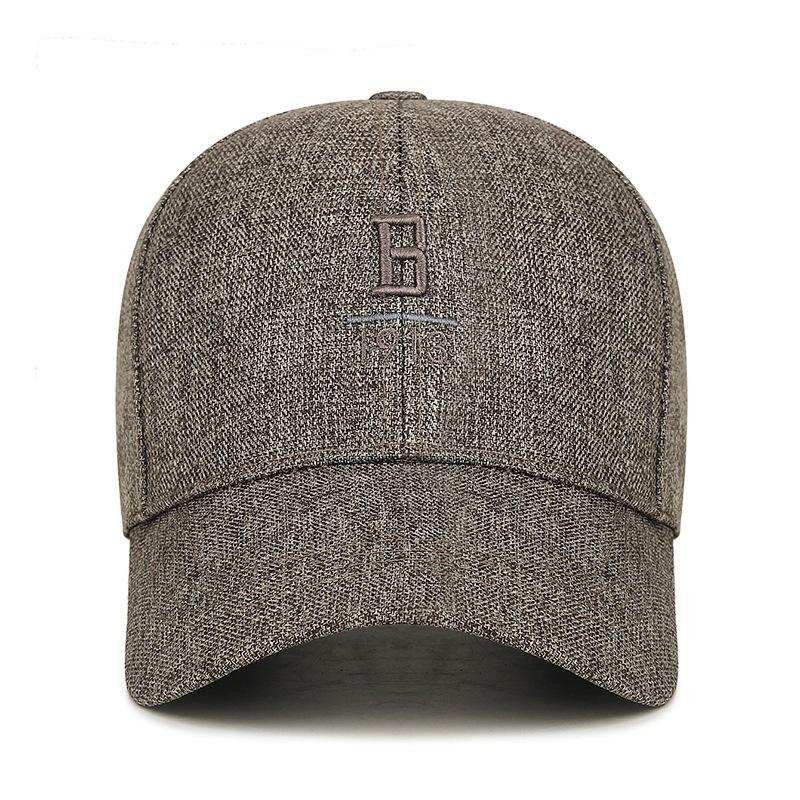 Men's Outdoor Embroidered Letter Baseball Cap Middle-aged Sunscreen Baseball Cap