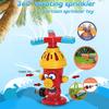 Children Water Pipe Squirt Toys Cartoon Cute Cactus Outdoors Lawn Garden Water Sprinkler Bathroom Interesting Water Play Toys