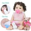NPK 53 см полный силиконовый корпус Reborn Baby Doll Realista Baby Dolls подарок на день рождения для девочек