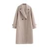 Kaslead New Arrival Women's Clothing Fashion Style Fashion Minimalist Loose Wide Version Long Soft Woolen Coat Outerwear