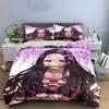 Anime character with wisteria. Bedding sets Duvet cover sets Duvet covers Pillowcases(1*Duvet Cover 2*Pillowcases without duvet insert)