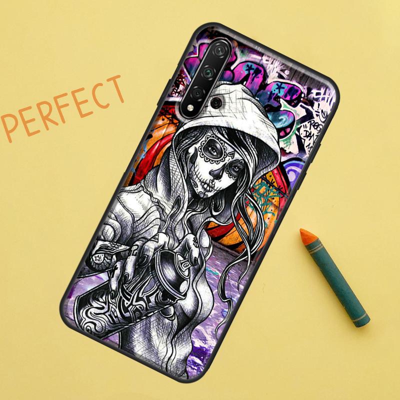 Чехол Graffiti для Huawei Nova 10 9 SE 11 Pro 12i 11i 8i Y60 Y70 Y90 Y61 Y91 Y72 Y73 P20 P40 P30 Lite