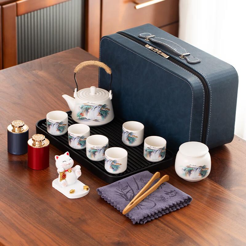 Керамический дорожный чайный набор Кунг-фу Панда