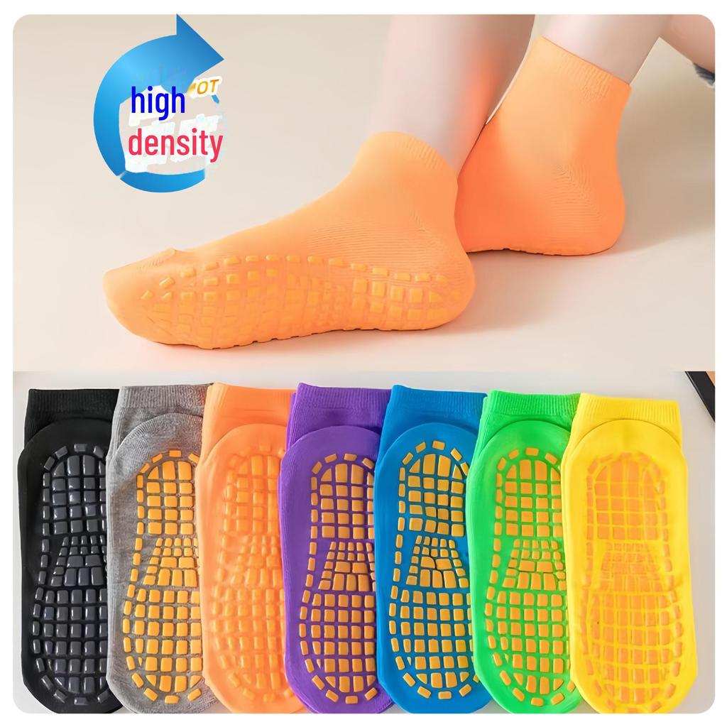 Дышащие нескользящие носки для детских игр и йоги для взрослых с индивидуальным логотипом