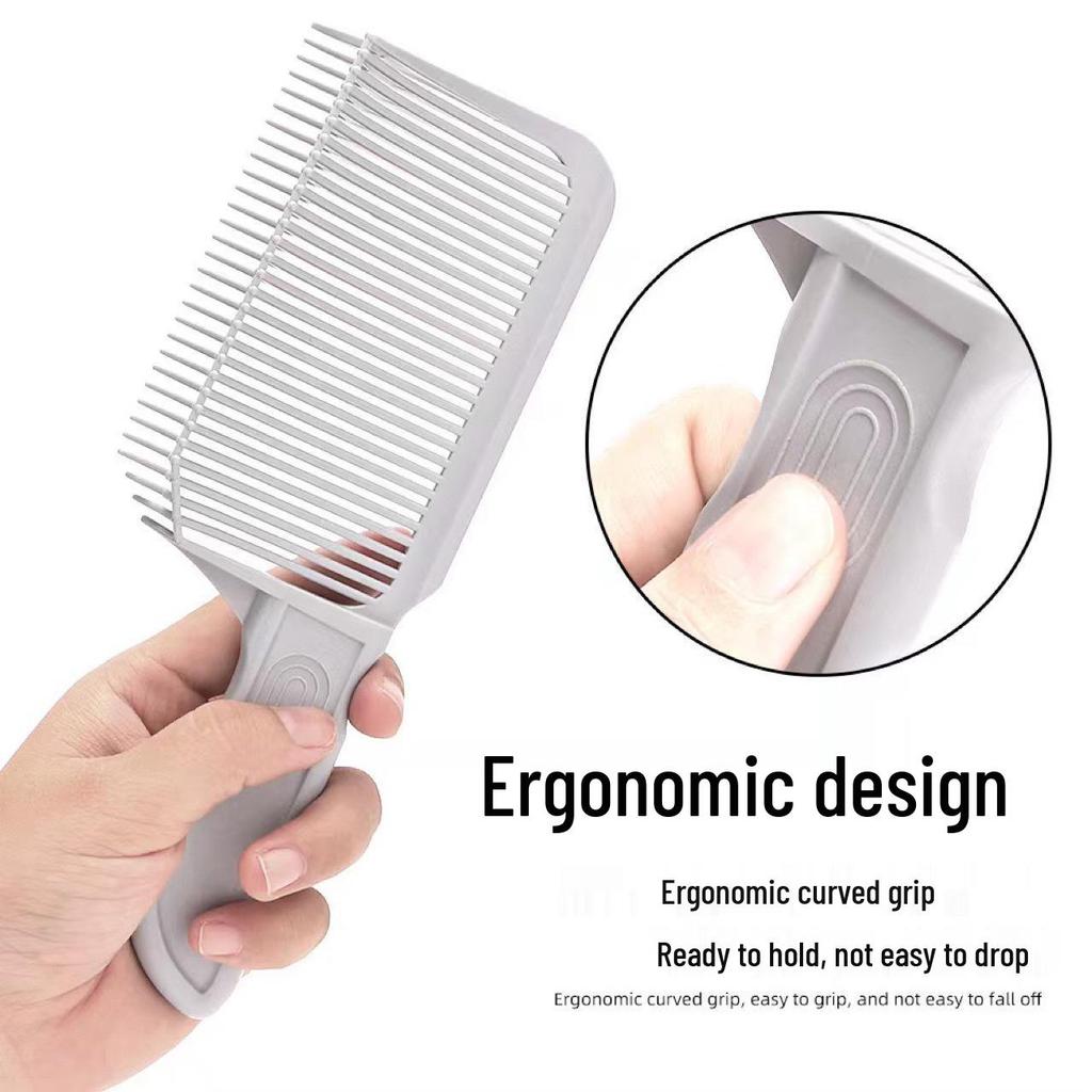 Мужская расческа для машинки для стрижки для барбер фейда - Расческа для стрижки и укладки с длинной ручкой
