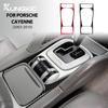 Панель переключения передач для Porsche Cayenne 2003 2004 2005 2006 2007 2008 2009 2010 Наклейка из настоящего мягкого углеродного волокна Аксессуары для интерьера